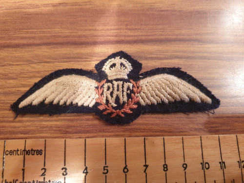 Ww2 raf padded pilot wings - pilot's,