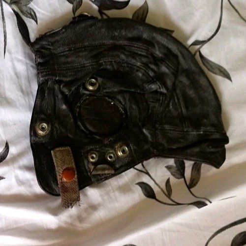 Wwii raf type flying helmet - raf, helmet.