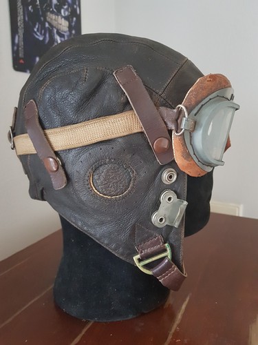 Raf ww2 type leather flying - leather,