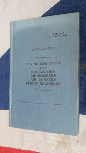 Wwii raf flying log - raf,