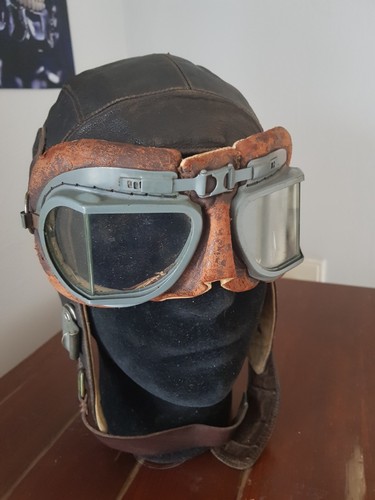 Raf ww2 type leather flying - c,