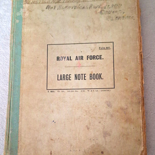 Raf royal air force - large, note
